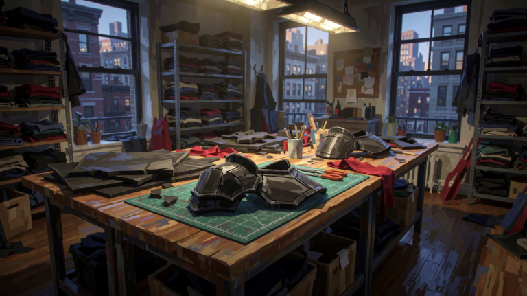A crafting workshop