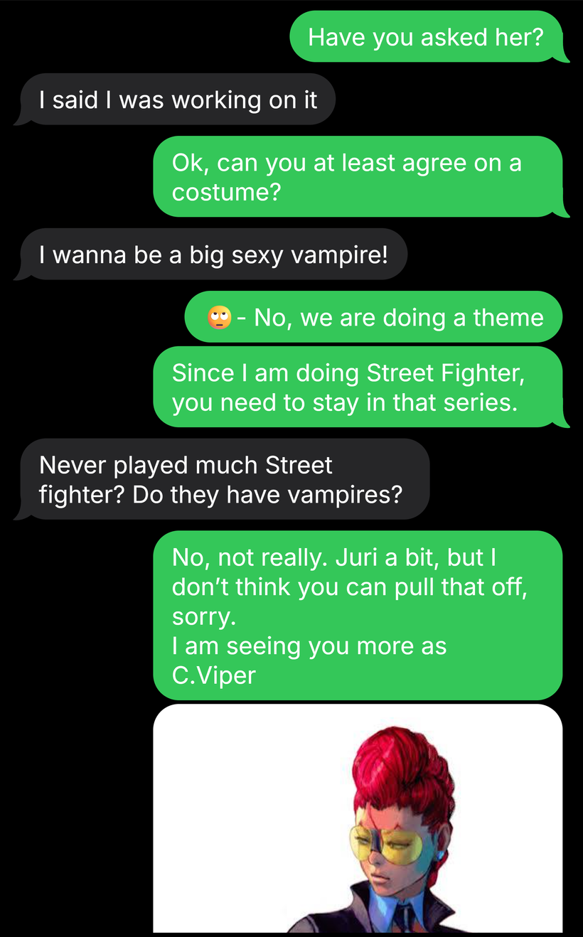 Text messages between Mia and Leah, part 2 of 9